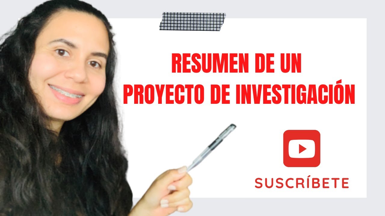 Cómo escribir el RESUMEN de tu Proyecto / Tesis / con Ejemplos