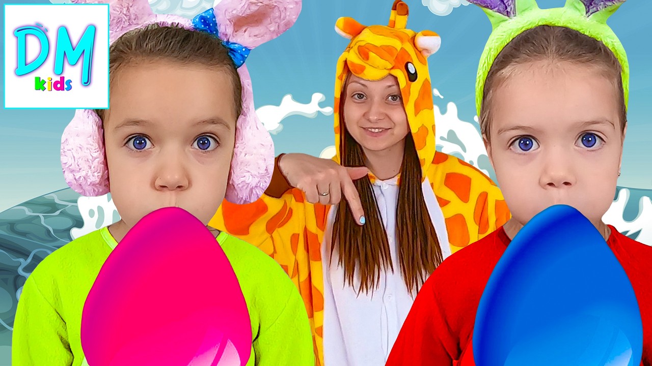 Ballons and Hello songs for kids #songforkids #funnyfamily #kidssong #kidsvideo #videoforkids #kids