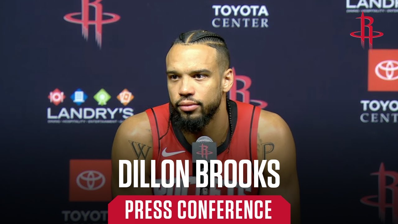 Dillon Brooks Media Day 2024 Press Conference l Houston Rockets