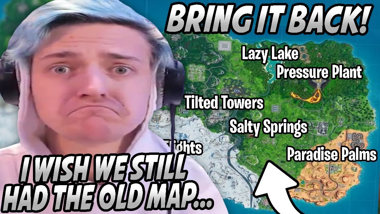 Ninja Gets EMOTIONAL After Realizing How Much He MISSES The OLD Map & Wants To Get It BACK! Fortnite