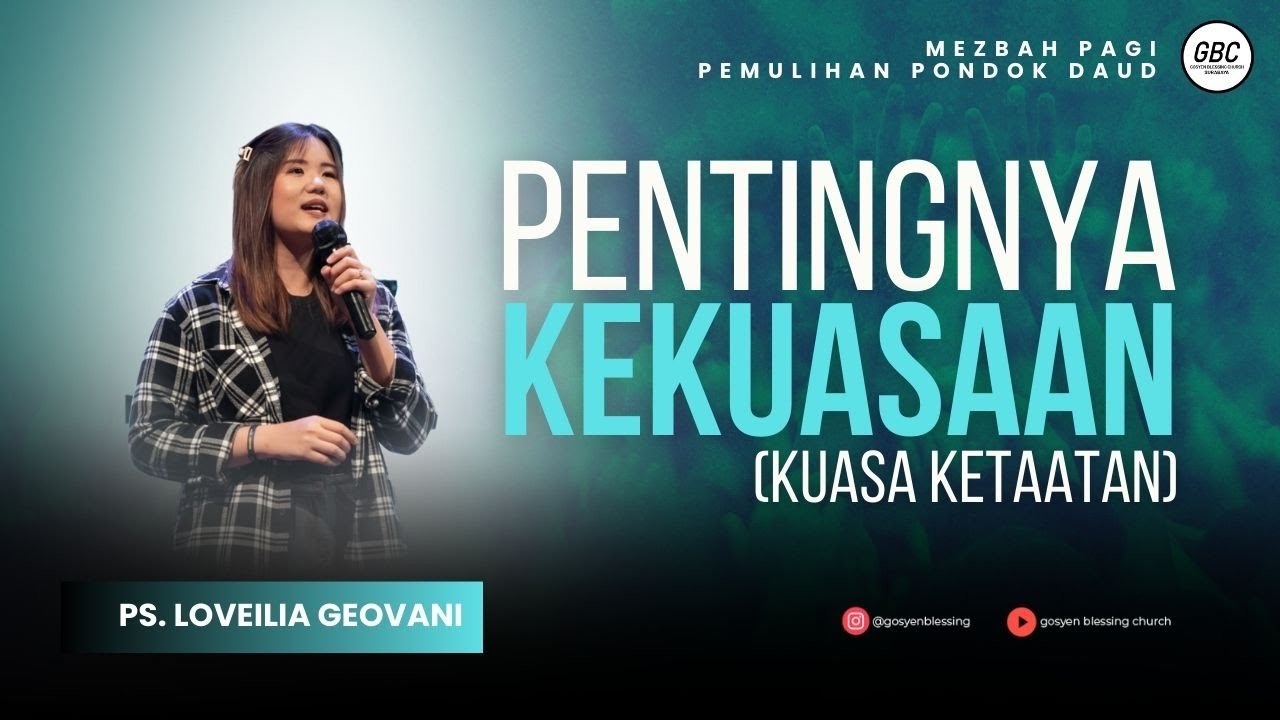 IBADAH MEZBAH PAGI PEMULIHAN PONDOK DAUD I 24 JANUARI 2026