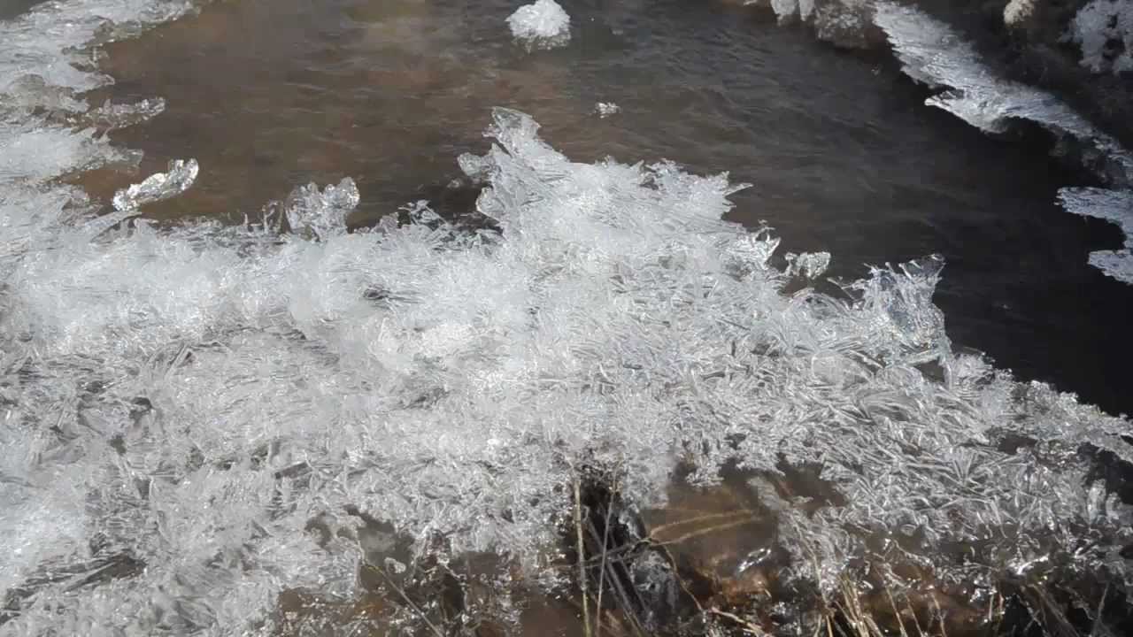 Water Music with Ice Crystals