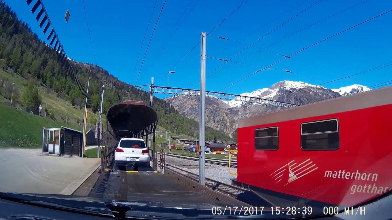 2017 0517 Oberwald Furka Pass Train Transporter
