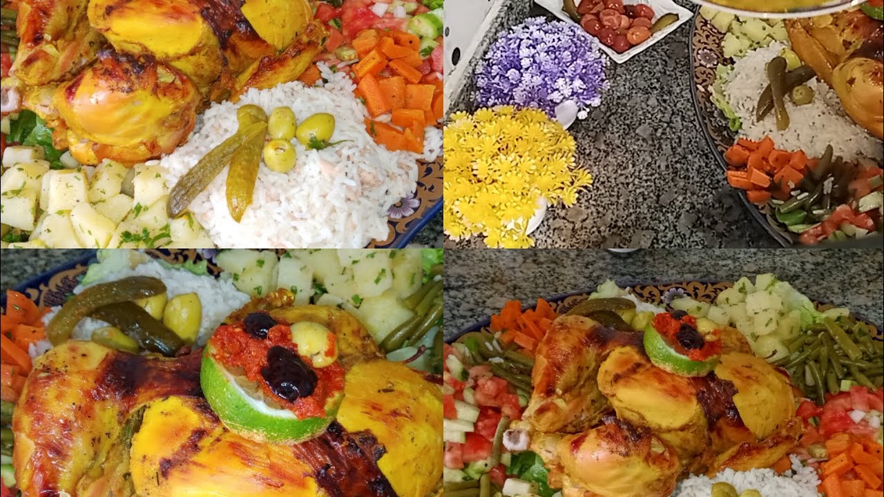 الى عندك عراضة مزروبة وعلى غفلة 😯 هدا هو طبق لي داغية تواجدي دجاج محمر🍗 بالخضروات كيجي لذيذة