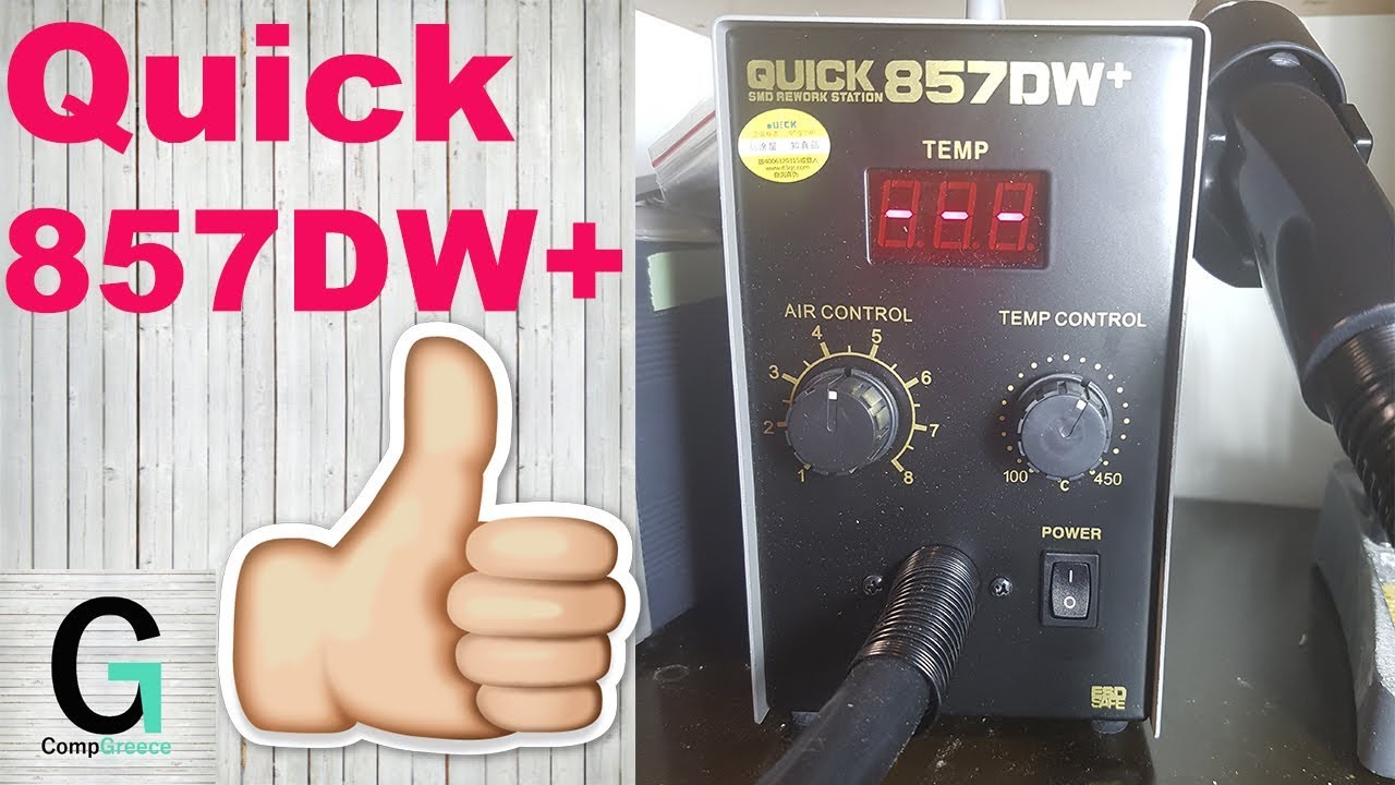 Quick 857DW+ Паяльная станция. Не реклама: очень хороший продавец. Super seller!!!