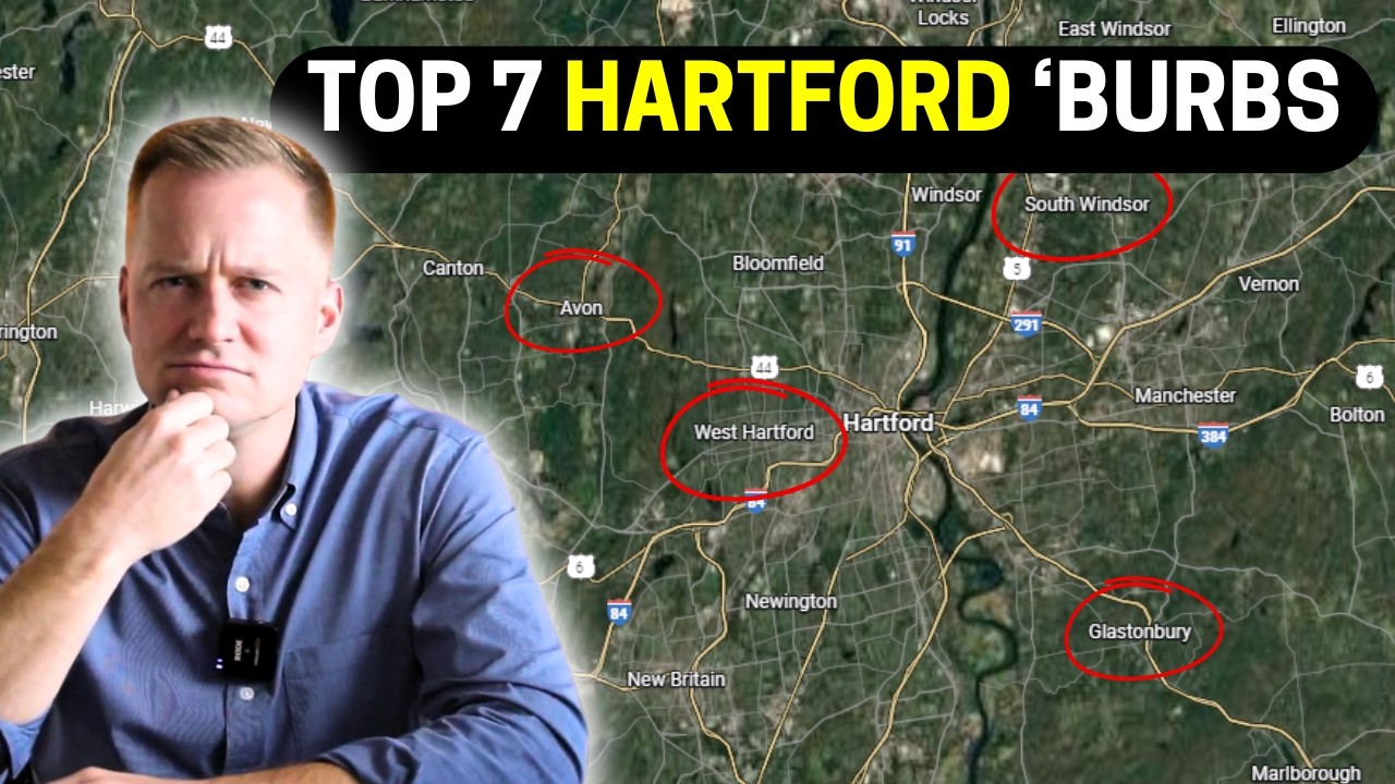 Top 7 MOST POPULAR Suburbs in Hartford, Connecticut for 2025! Move Here!