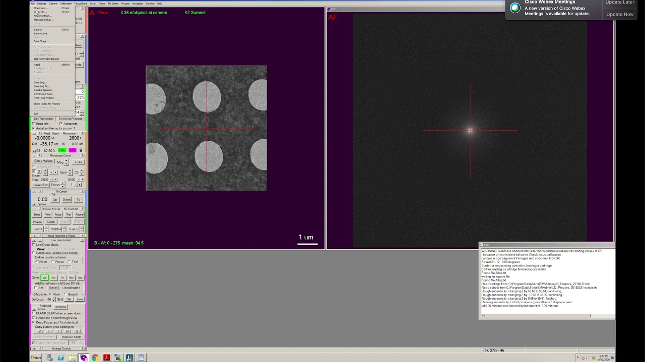 Taking an Atlas in Serial EM
