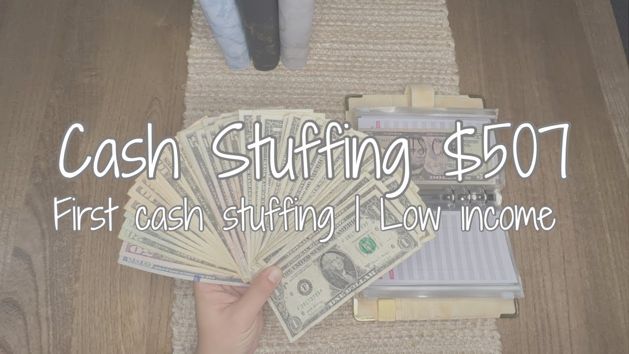 My First Cash Stuffing! | January Paycheck #1 | $507 | Low Income