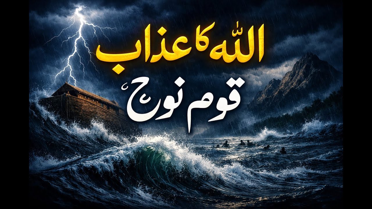 Qaum-e-Nooh Ka Azaab | Prophet Noah (AS) Ki Sachi Kahani | Quranic Islamic Story