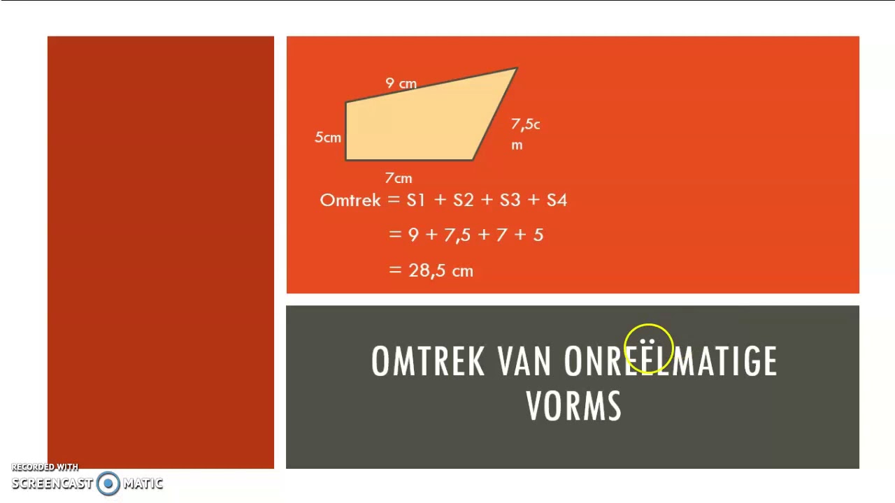 Omtrek en Oppervlakte van 2-D vorms Graad 7 Kwartaal 2