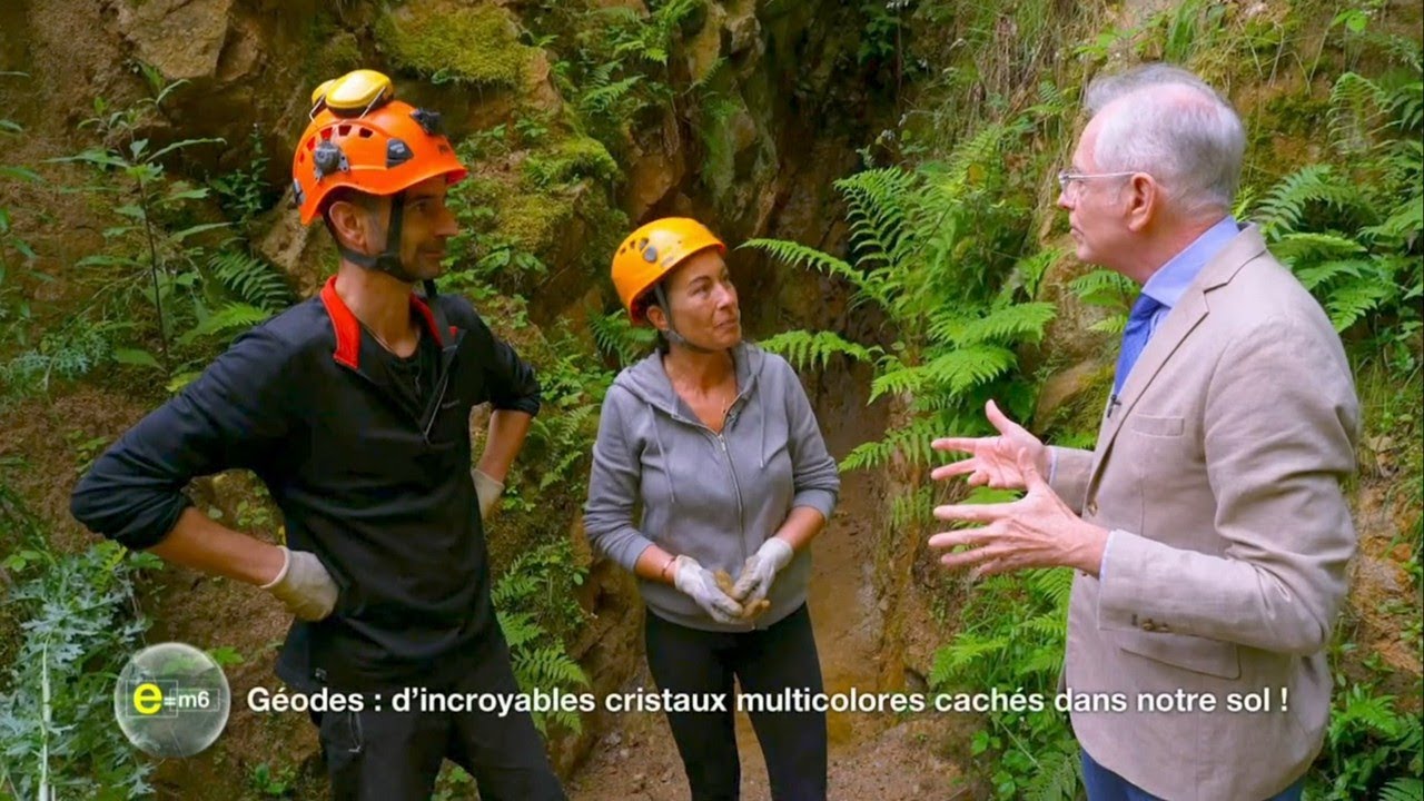 Reportage e=m6 : Géodes et Minéraux 2023 - Mine d'Améthyste de Pégut