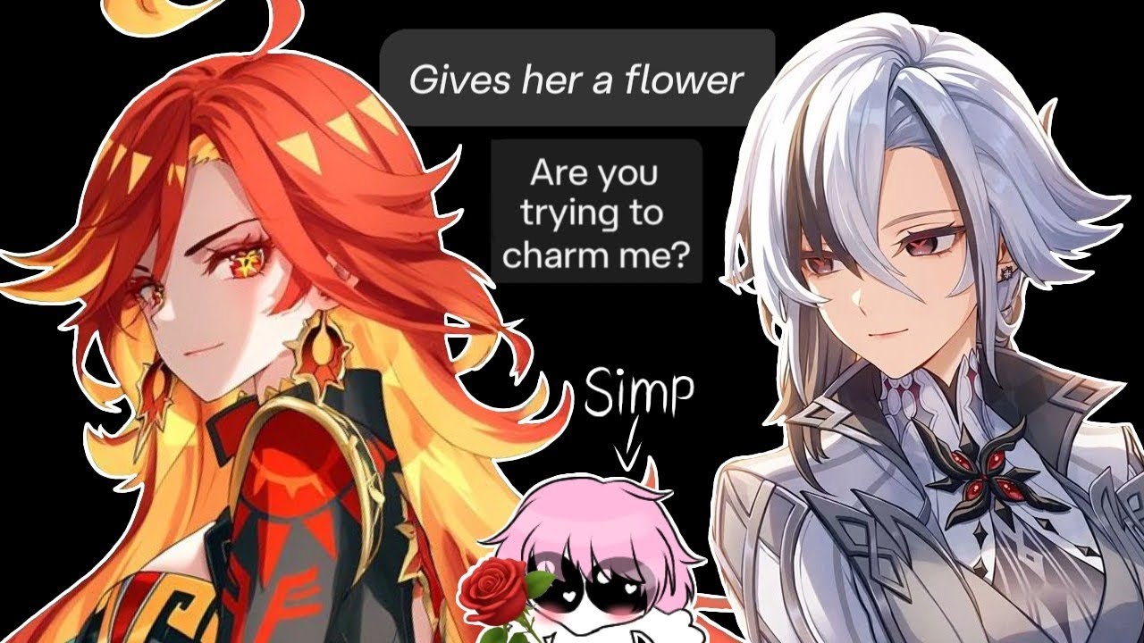 Genshin Impact Girls React to: Giving them a flower | CharacterAi - Genshin Impact