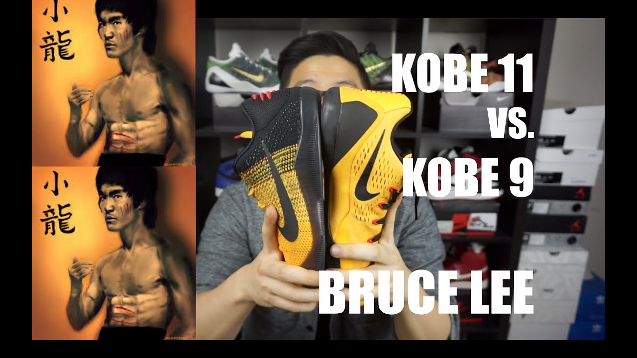 KOBE 11 vs. KOBE 9 BRUCE LEE COMPARISON REVIEW