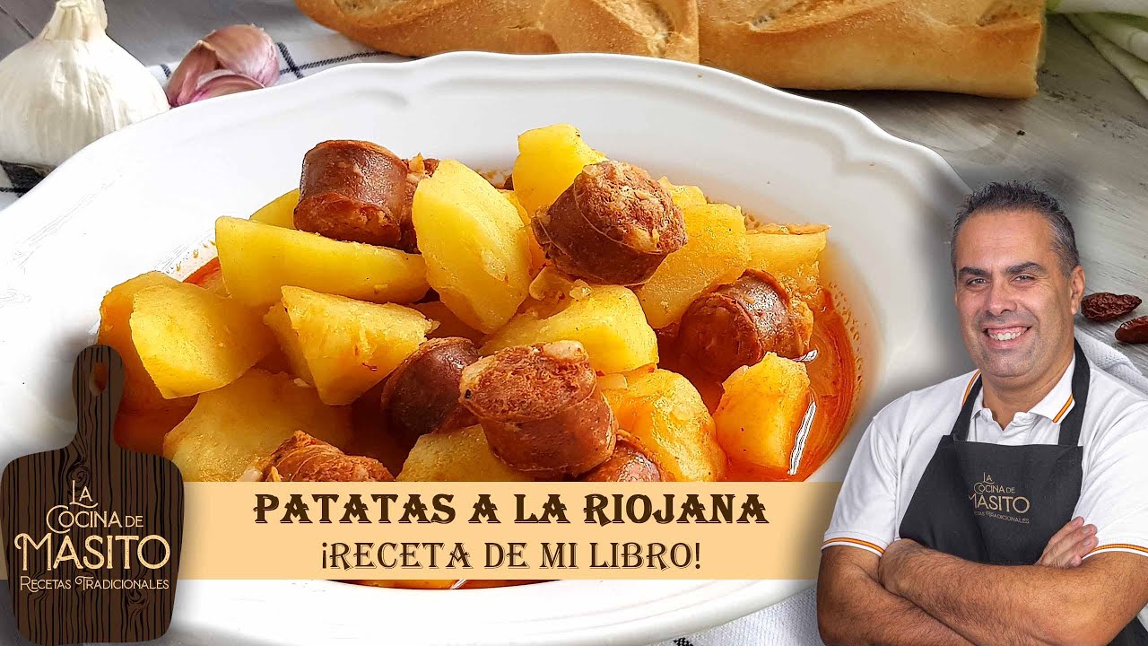 Patatas a la riojana receta de mi libro de cocina