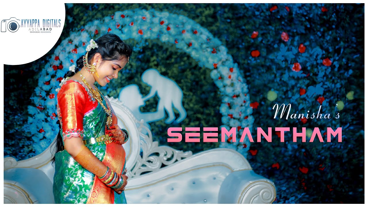 Manisha's II Best Cinematic Seemantham Teaser II By Ayyappa Digitals #teamayyappa #adilabad