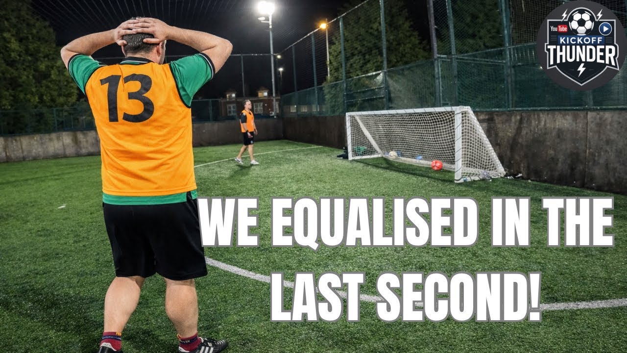 We EQUALISED in the LAST SECOND!