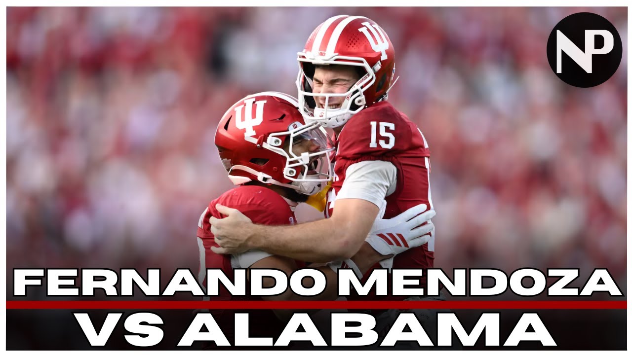 Indiana vs Alabama | Fernando Mendoza NFL Draft Film