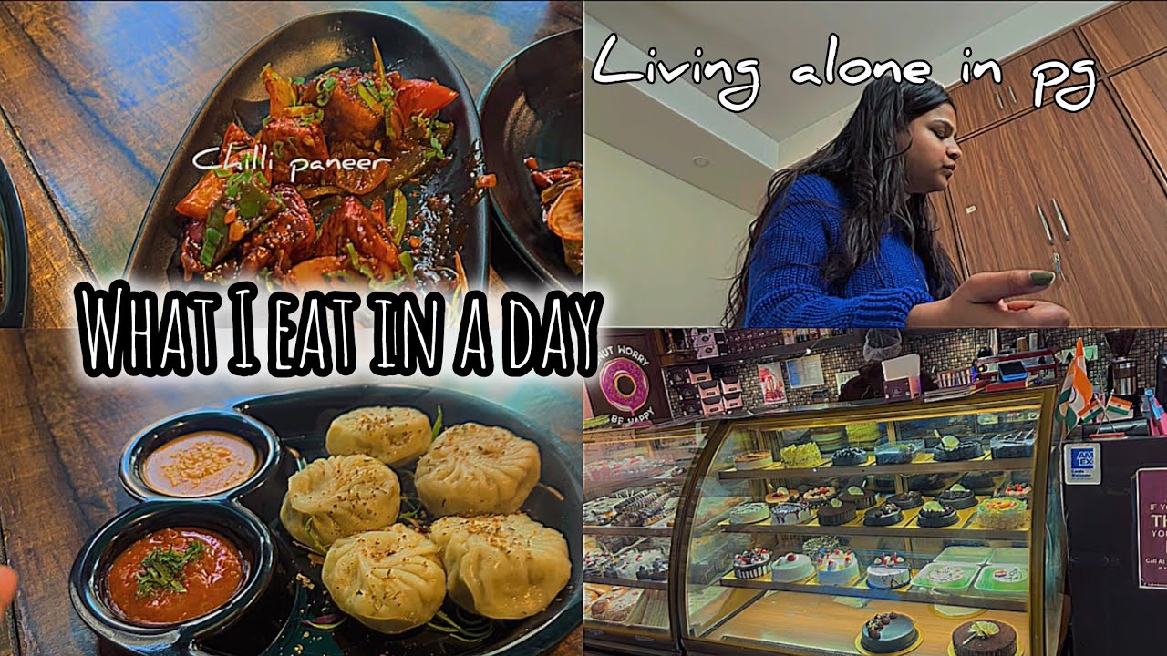 Living alone in pg|| What I eat in a day
