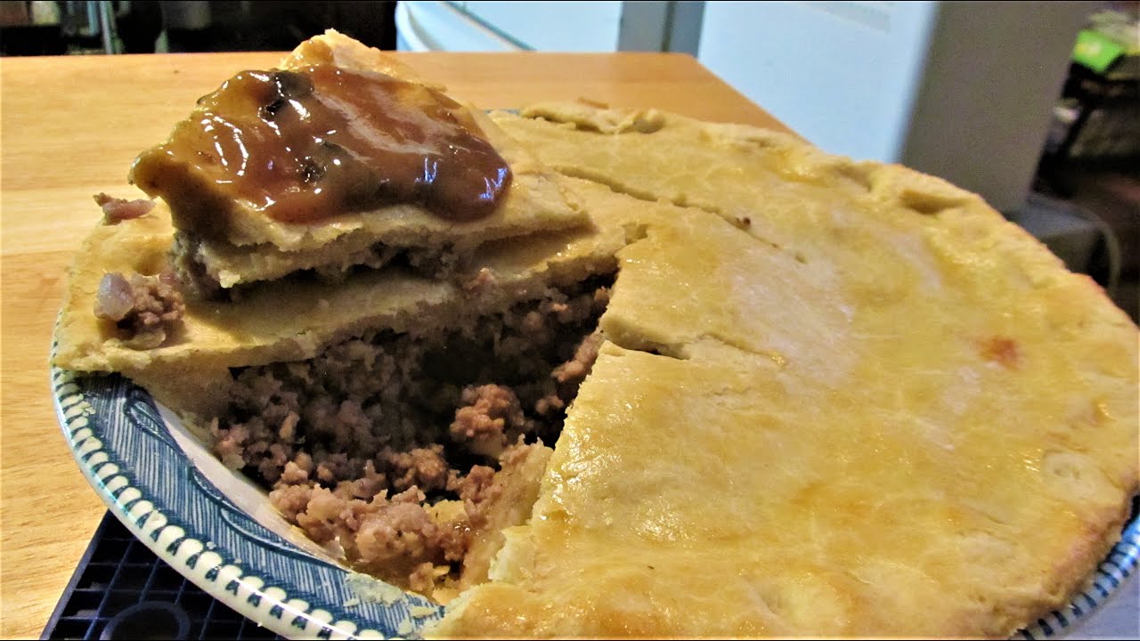 OLD TIMEY TOURTIERE OR  FRENCH CANADIAN MEAT PIE VONNIE'S KITCHEN