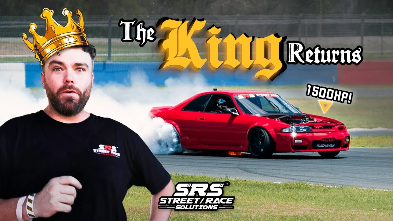 Дрифт-кар R33 Skyline мощностью 1500 л.с. НА ТРАССЕ!