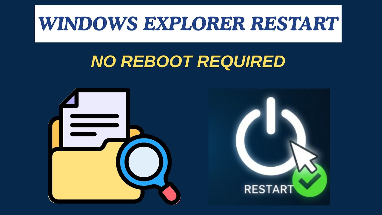 Как перезапустить проводник Windows без перезагрузки компьютера!