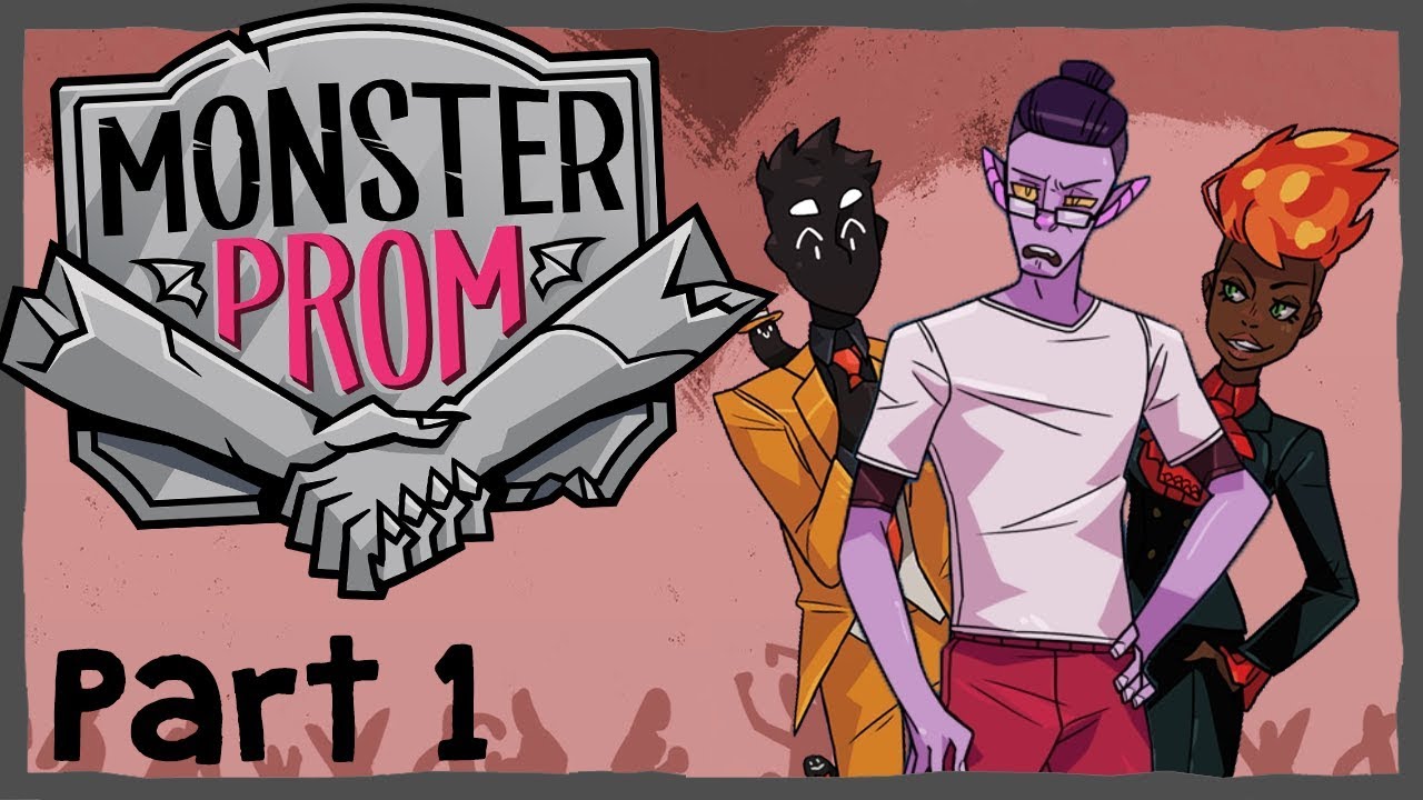 Monster Prom: Round 4 - #1 - FIGHTING FOR LIAM!! (4 Player Gameplay)