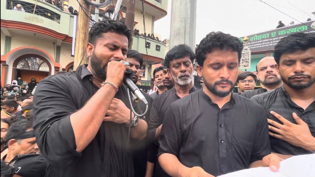 6 Muharram | Ali Shabbar Nowganvi | Anjumane Haidery | Nowgawan Sadat Azadari 2023/1445