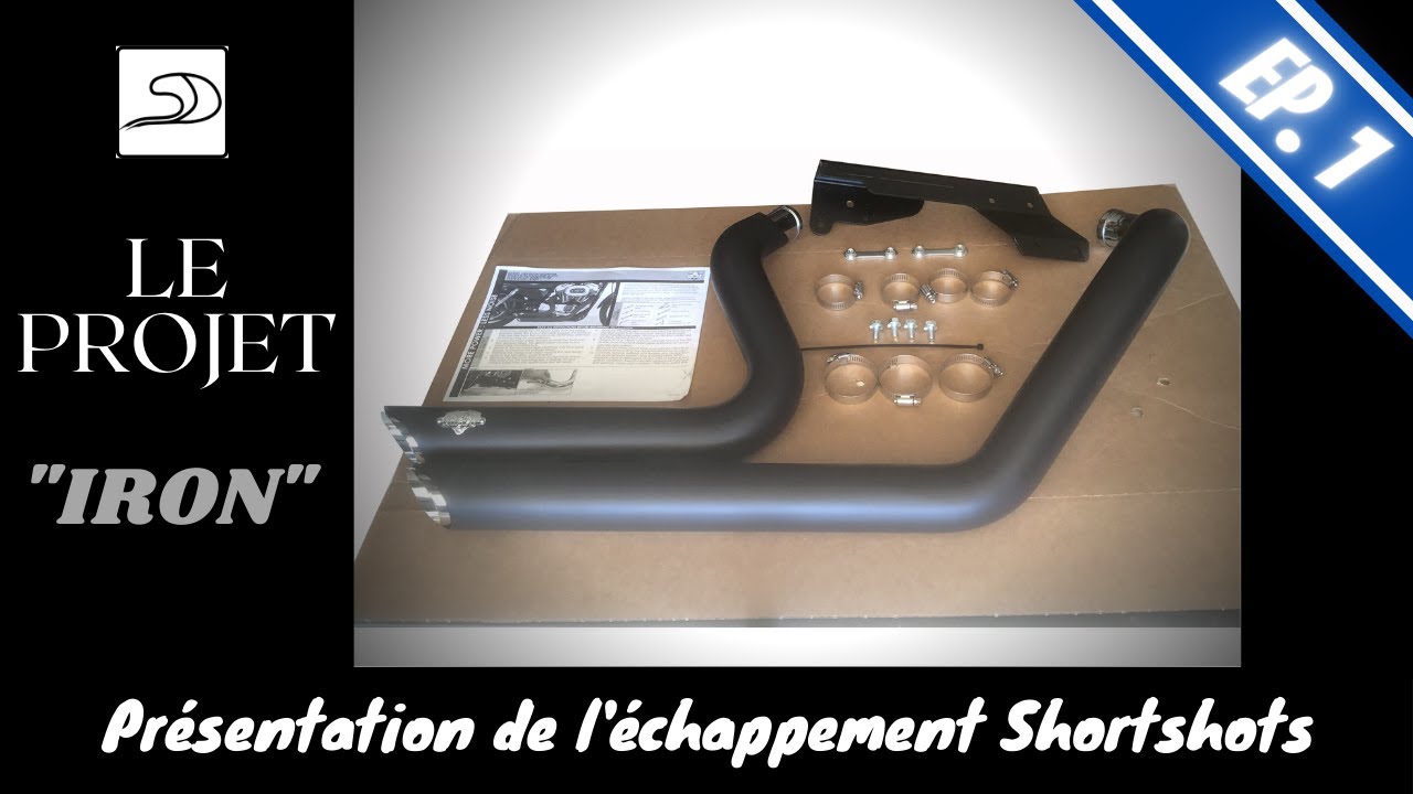 🛠️ Projet Iron – Ép01 : je démonte la ligne d’origine et découvre mes Shortshots Vance & Hines ! 🏍️