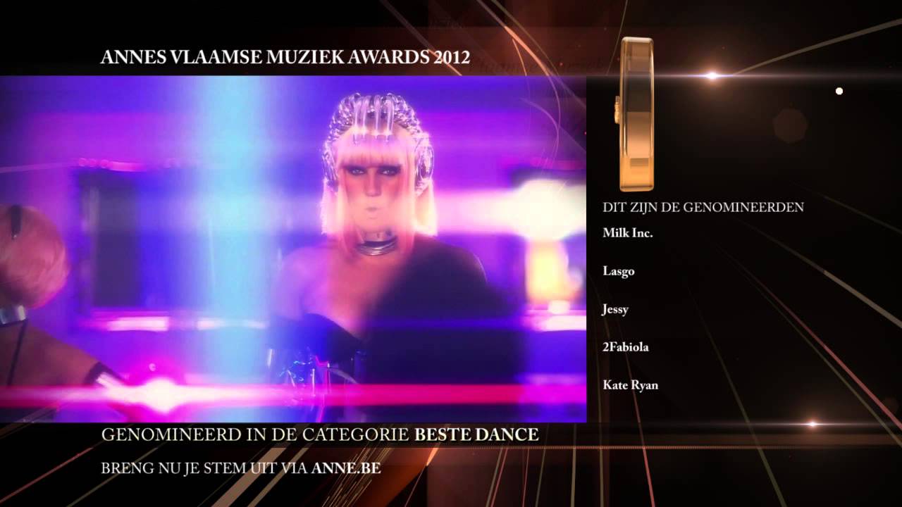 AVMA 2012 - Stem op Kate Ryan in de categorie 'Beste Dance'