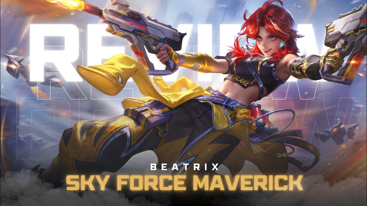 Mobile Legends : Skin Review Beatrix - Sky Force Maverick | HigawaraS