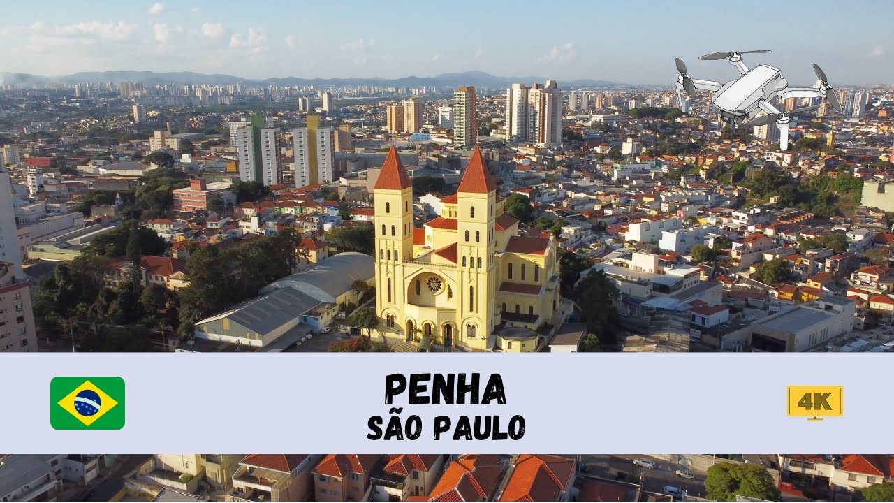 [4K] 🇧🇷 Penha, São Paulo - by drone 🇧🇷