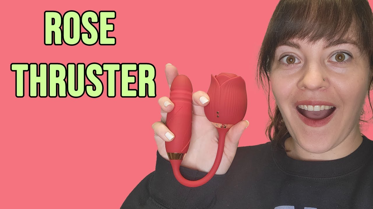 Toy Review - Thrusting Rose Toy Air Pulse Clitoral and Internal Stimulation Sex Toy!
