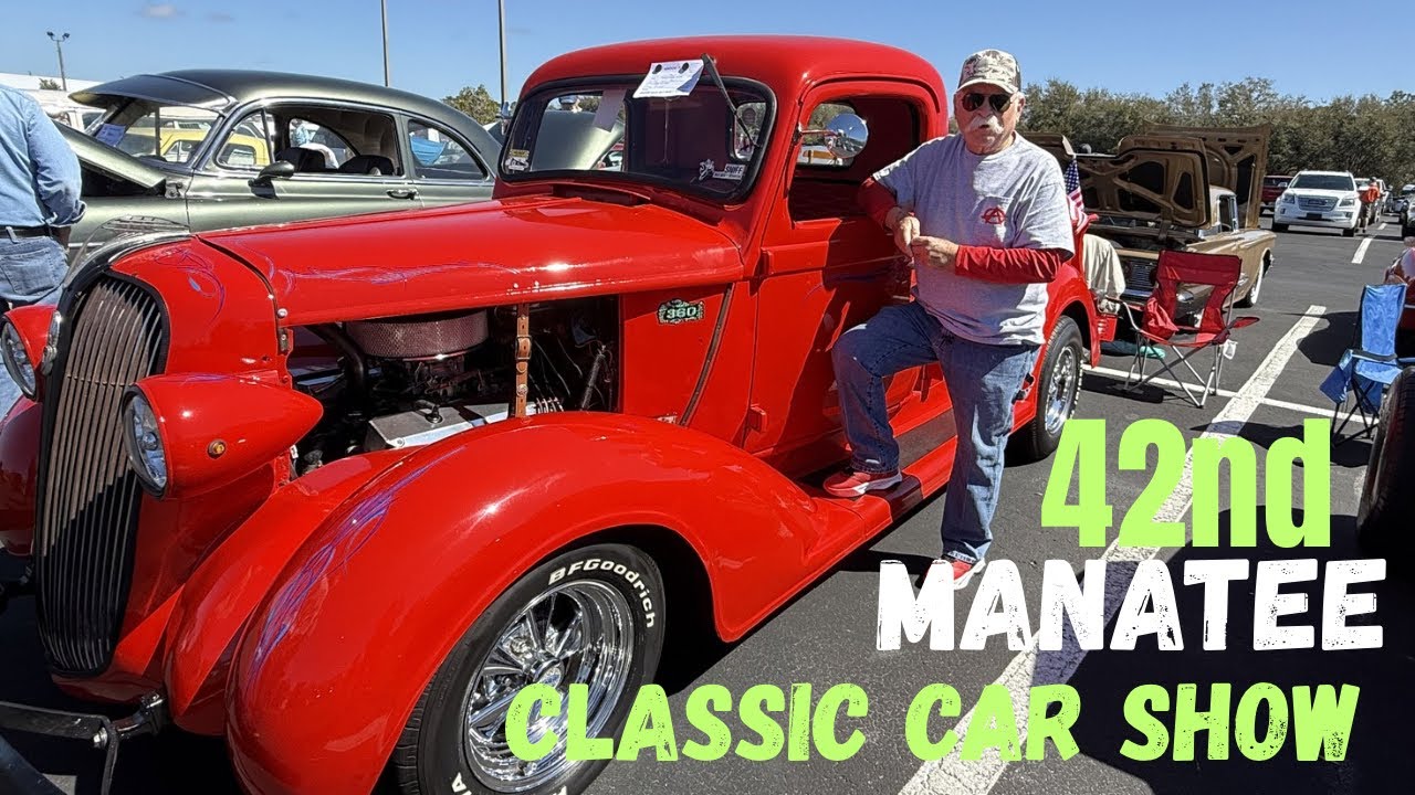Awesome 42nd Annual Manatee Car Show, Homosassa, FL - Awesome Classics & Turnout 