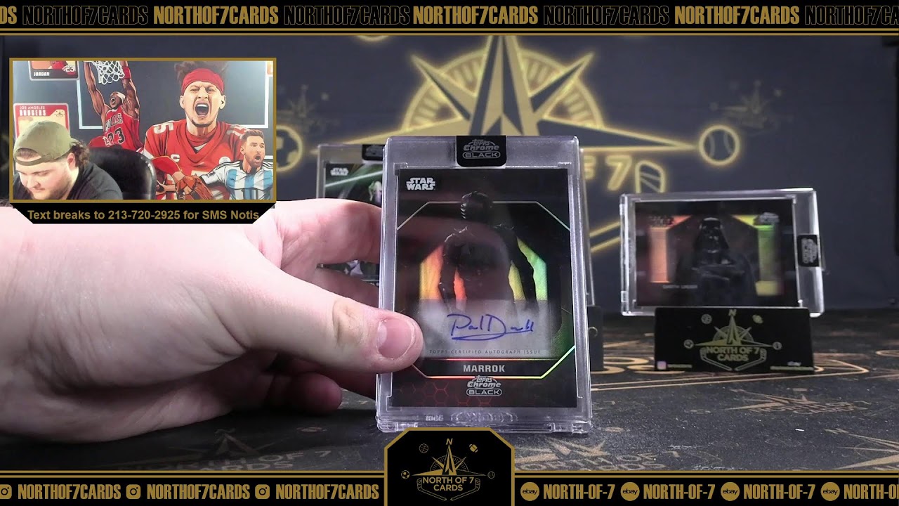 2024 Topps Star Wars Chrome Black - 1X Case Player BREAK #1- Mar 19th