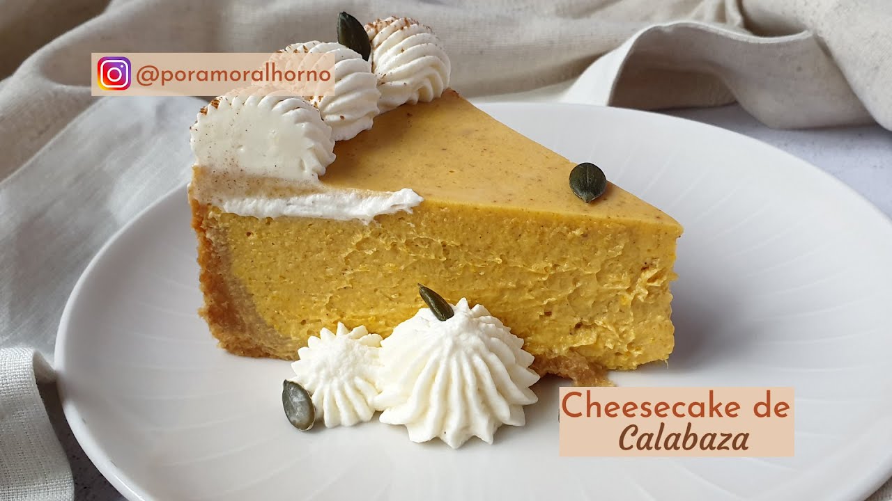 La más cremosa Cheesecake de calabaza (auyama o zapallo)