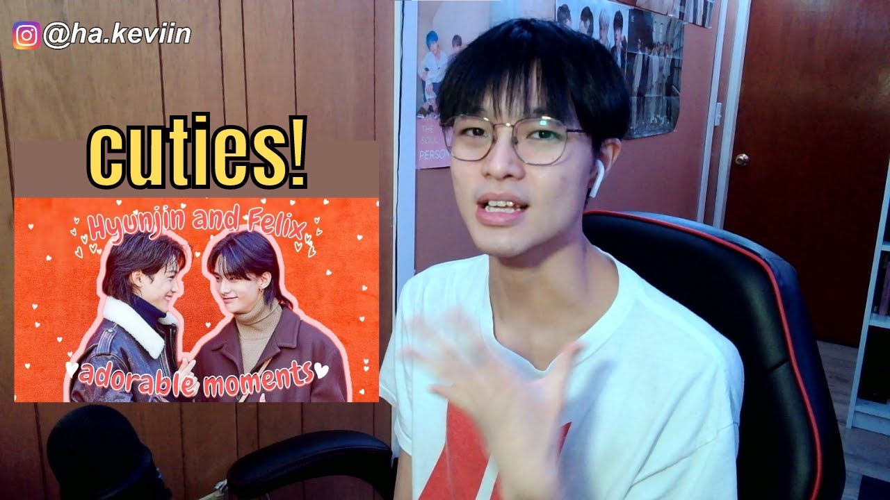 Реакция гея на HYUNLIX из STRAY KIDS (HYUNJIN и FELIX)