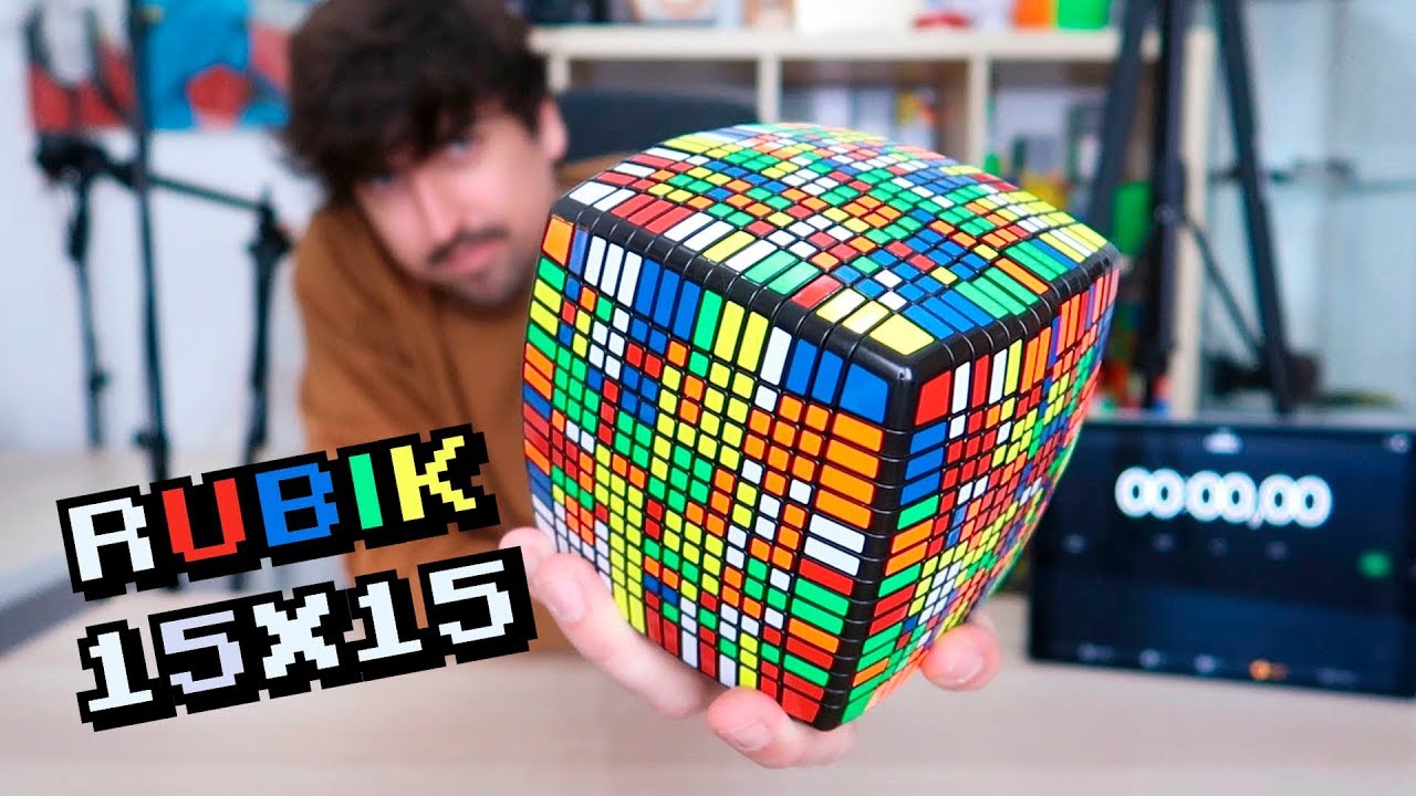 RESUELVO EL CUBO DE RUBIK MÁS GRANDE DE MI COLECCIÓN | RETO 15x15