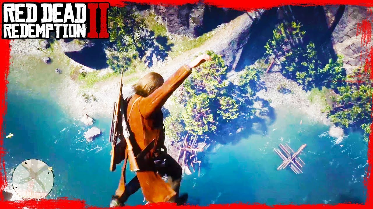 RDR2 epic ragdolls compilation/ High Cliff jumps montage Gameplay🤠🤠🤠