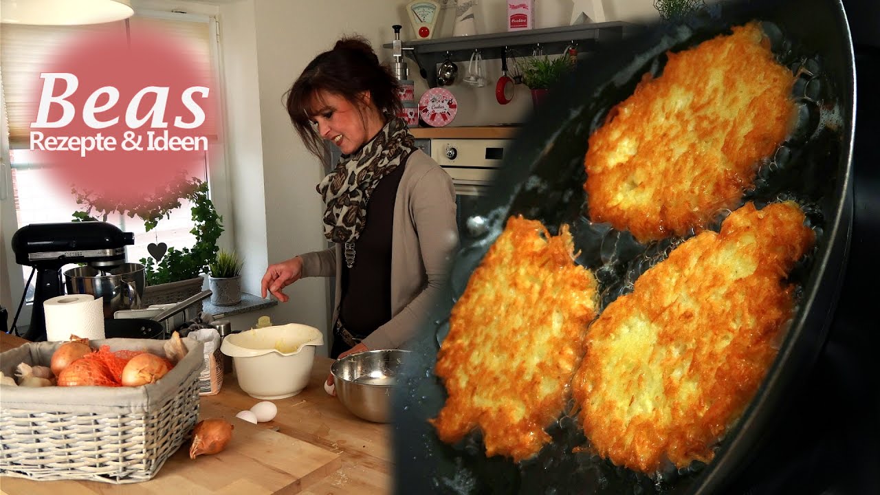 REIBEKUCHEN Rezept  - Einfach selber machen - Meine Kartoffelpuffer Zutaten