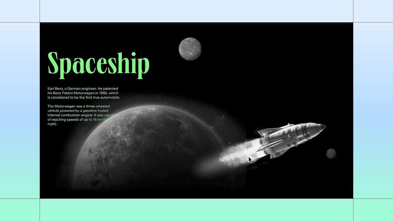 Build along to create a horizontal scroll effect