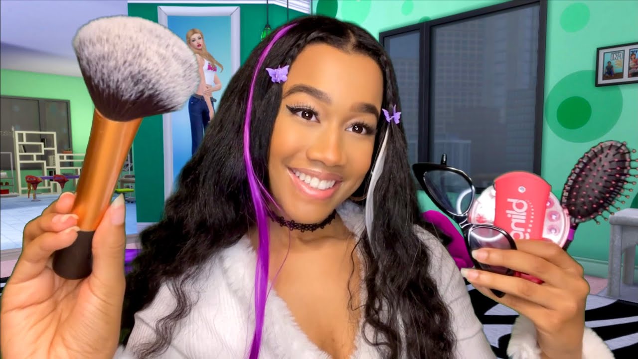 ASMR Bratz Doll Gives You A Makeover 💄💋 (You’re A Barbie Doll) ASMR Make-up Application Role-play
