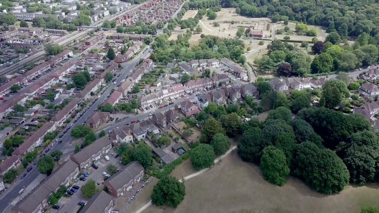 Abbey Wood from the sky