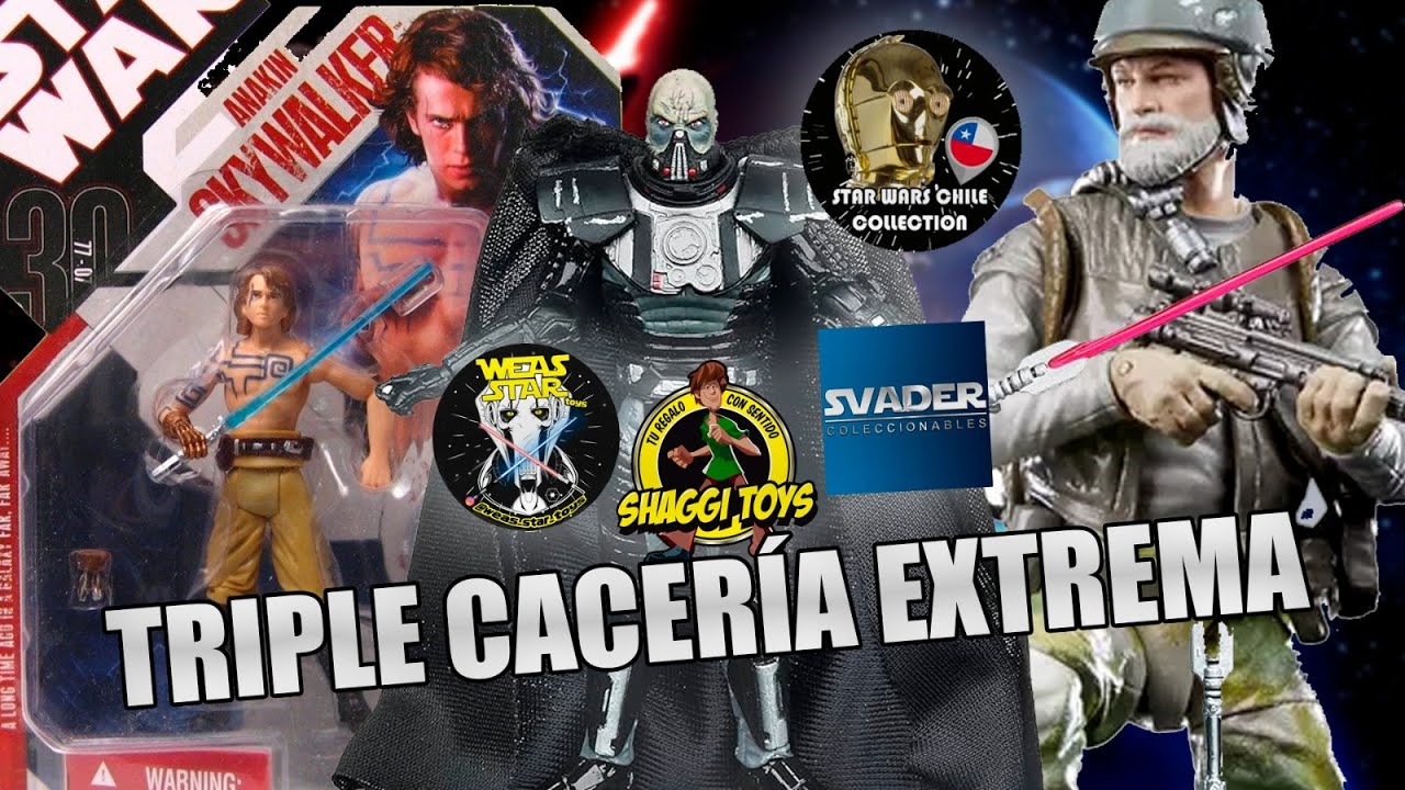 TRES TIENDAS DE FIGURAS DE STAR WARS; Distintos estilos de venta de figuras/ CACERÍA DE FIGURAS