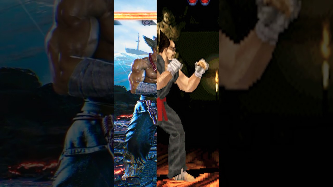 TEKKEN 2 vs TEKKEN 8 Original Roster Comparison #tekken #shorts