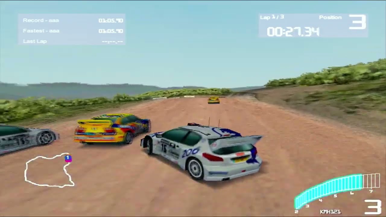 Playing Colin McRae Rally 2.0 on 3dfx Voodoo 2 SLI