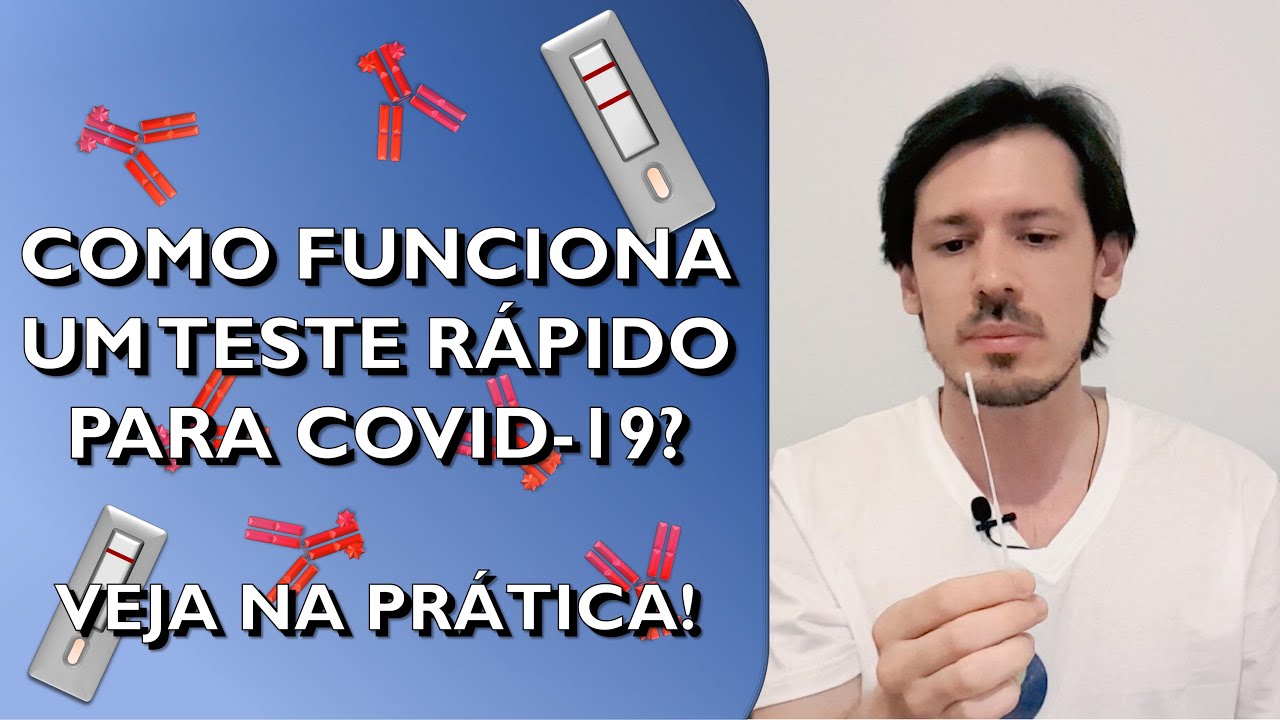 Como funciona um teste rápido para COVID-19? Teste de antígeno explicado na prática, veja!