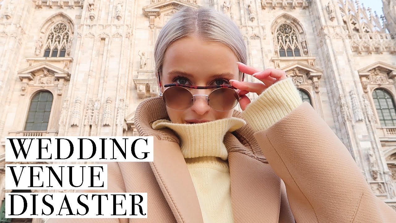 WEDDING VENUE DISASTER in FRANCE AND OVER TO MILAN