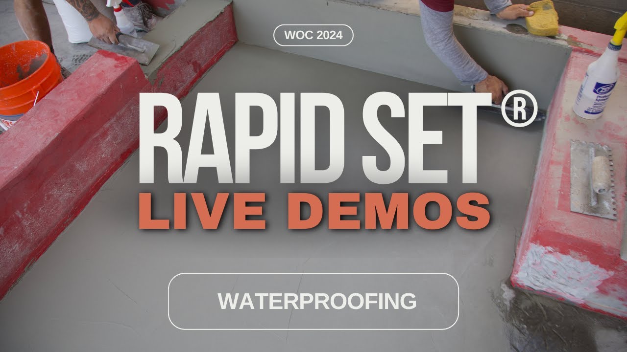 WOC 2024 Waterproofing Demo Livestream