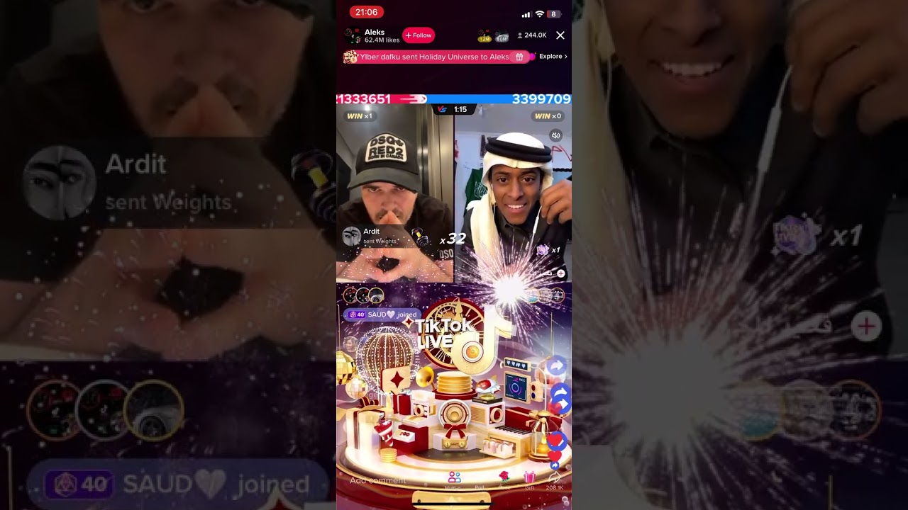 Aleks Visha Vs Arabi loja ma e fort ntiktok