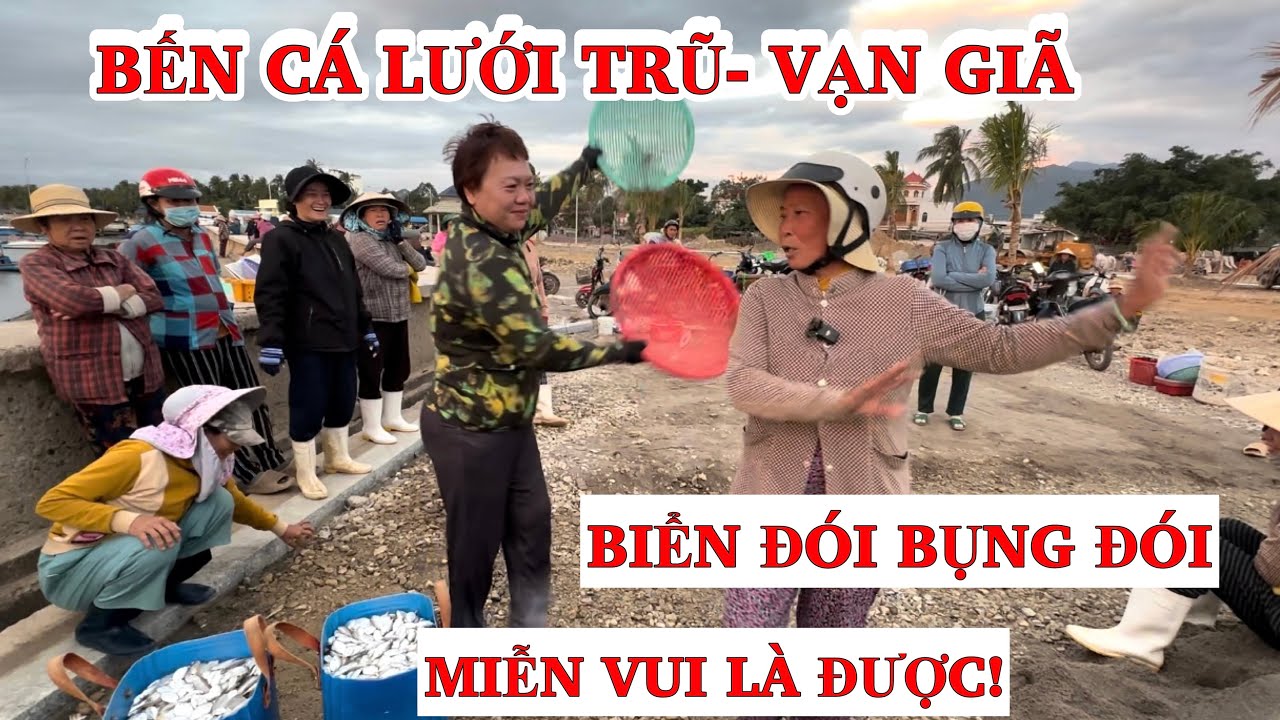Vạn Ninh: Cười Chảy Nước Mắt Gặp Cảnh Này ở Bến Cá Lưới Trũ Vạn Giã Vạn Ninh
